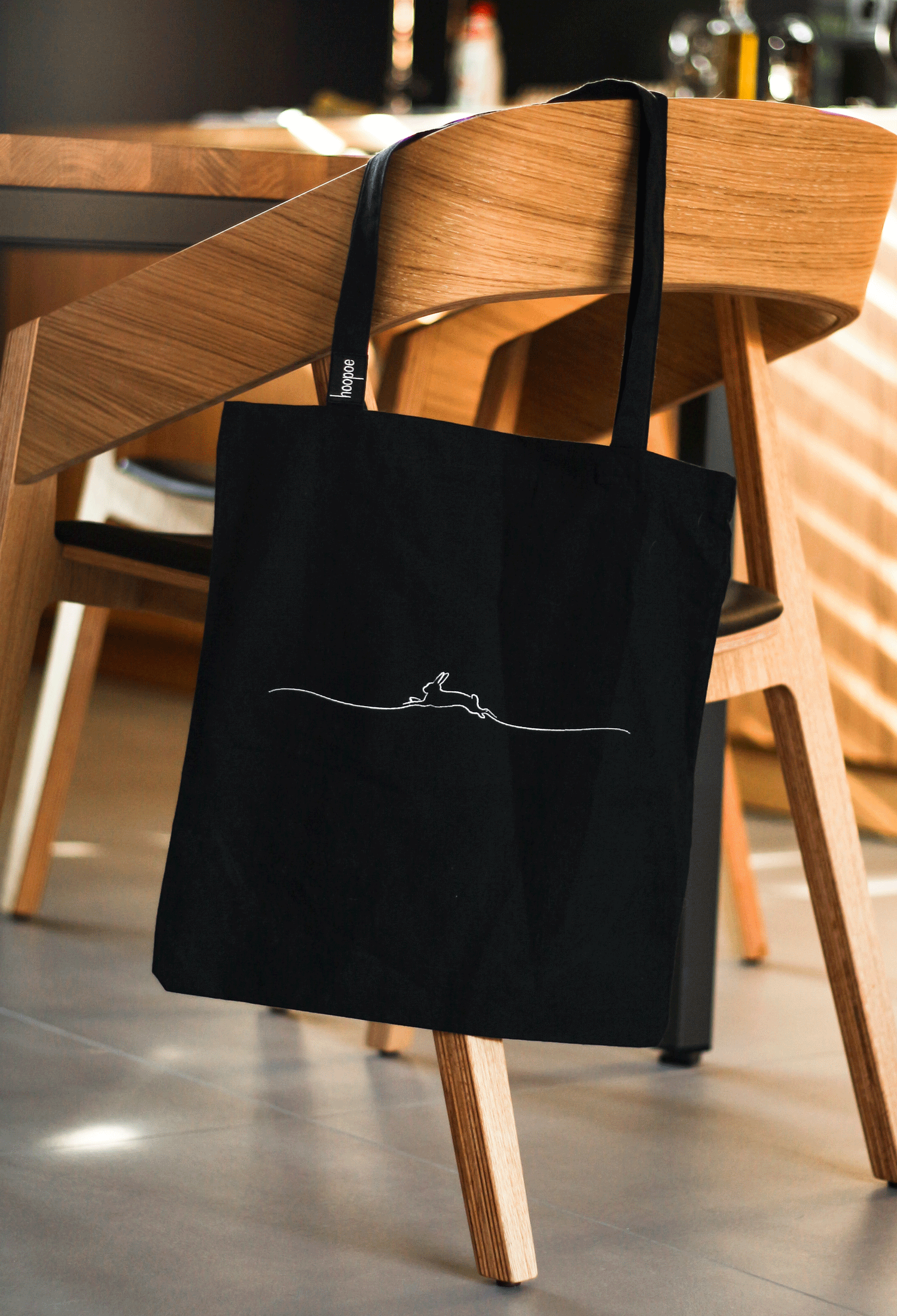 tote bag noir Central pack